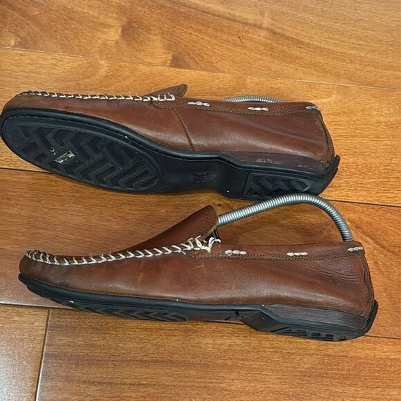 FRYE Lewis Venetian Slip On Loafer Men’s Brown Tan Leather Size 9.5 - Picture 5 of 9